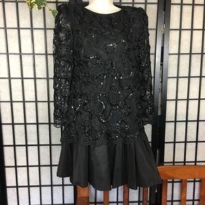 Gorgeous Ricki Lang  for Nuit black party dress